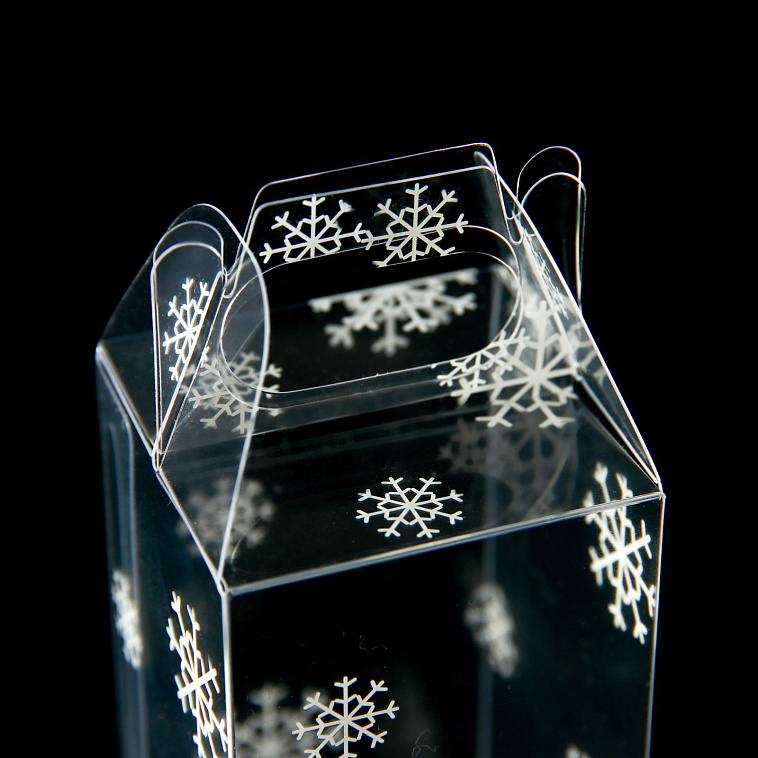 Складная коробка из PVC 4 x 4 x 8 см "Праздничное настроение" 606x758